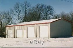 SIMPSON Steel Building 24x24x12 Garage Storage Shop Metal Building Kit