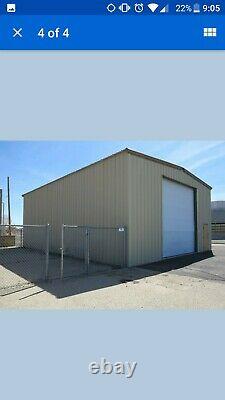 Steel 35x50x20 Metal Building Shed Auto Lift Workshop Garage Kit Shop