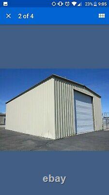 Steel 35x50x20 Metal Building Shed Auto Lift Workshop Garage Kit Shop