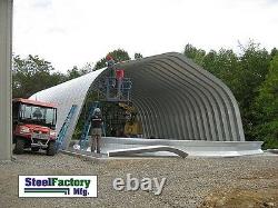 Steel A40x100x16 Metal Garage General Storage Building Arch Double Pitch Design