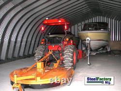 Steel A40x100x18 Metal RV Camper Garage General Tractor Trailer Storage Building