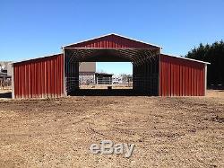 Steel Barn HORSE BARN 42 x 36 x 14 x 9 Metal Building FREE SETUP AND DELIVERY