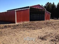 Steel Barn for Stables HORSE BARN 42'x36' Metal Building FREE SETUP AND DELIVERY