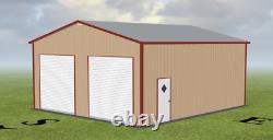 Steel Building 27x30 SIMPSON Metal Building Kit Garage Workshop Barn Structure