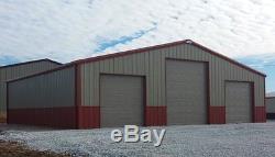 Steel Building 40x50x12 SIMPSON Metal Building Prefab Garage Shop Barn Structure