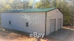Steel-Building-Metal-Garage-30x50x12 Free Delivery and Install $16,375