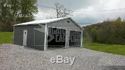 Steel-Building-Metal-Garage-30x50x12 Free Delivery and Install $16,375