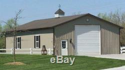 Steel Buildings 24' Wide Metal Buildings Free Shipping, Local Installation Ava