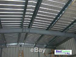 Steel Factory Mfg 40x75x14 Metal Frame Ibeam Storage Garage Salvage Building