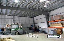 Steel Factory Mfg 50x75x14 Metal Frame I-beam Workshop Storage Garage Building