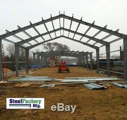 Steel Factory Mfg Prefab Metal Commercial Building 50x150 US Made Lowest Prices