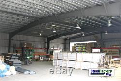 Steel Factory Mfg Prefab Metal Commercial Building 50x150 US Made Lowest Prices