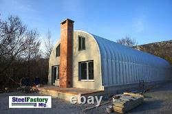 Steel Factory Mfg S20x40x14 Prefab Metal Arch Cover Storage Building Car Shelter