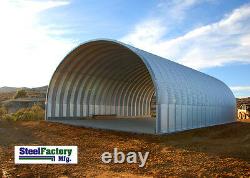 Steel Factory Mfg S40x40x16 Prefab Metal Arch Storage Building Garage Barn Kit