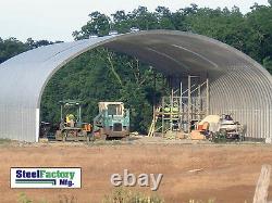 Steel Factory Mfg S40x40x16 Prefab Metal Arch Storage Building Garage Barn Kit