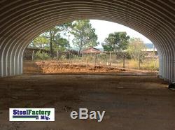 Steel Factory Mfg S40x60x16 Metal Arch Agricultural Barn Storage Building Kit