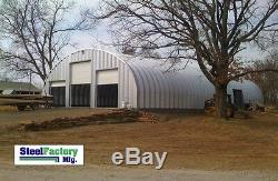 Steel Factory S45x50x17 Metal Storage Building Shipped Factory Direct Prefab Kit