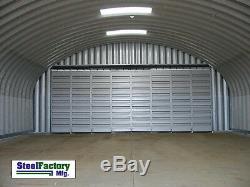 Steel Factory S45x50x17 Metal Storage Building Shipped Factory Direct Prefab Kit