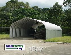 Steel Residential Carport 30x40x15 Pitched Roof Metal Building Clearance Prices