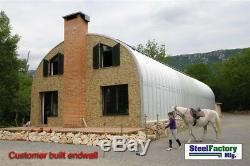 Steel S20x30x14 Made in USA Prefab Metal Arch Storage Building Garage Barn Kit