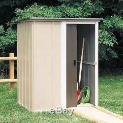 Steel Tool Shed Outdoor Metal 5x4 Storage Building Backyard Utility Lawn Garden