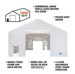 TMG 30'x60' DUAL TRUSS 17 oz PVC Fabric Storage Building (Retail $19,999)