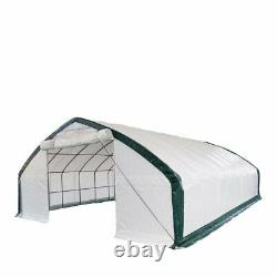 TMG 30x50 Straight Wall (11 oz PE) Fabric Coverall Storage Building Shelter