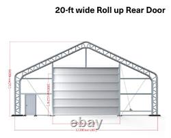 TMG 40'x80' DUAL TRUSS 21 oz PVC Fabric Storage Building (Retail $39,999)