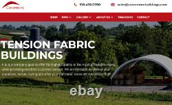 TMG 50'x80' DUAL TRUSS 32 oz PVC Fabric Storage Building Retail $47,999