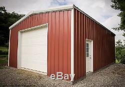 Thunderbolt Steel Buildings 25' x 40' x 16' Clear-span Metal Garage Kit