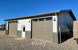 25x40x14 Steel Building Simpson Metal Garage Storage Shop Kit De Construction
