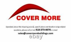 40'x40' Shipping Cargo Container Conex Fabric Building Shelter Garage Carport