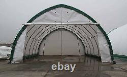 Abri en toile de bâche de 20x30x12 avec structure métallique, pour camping-car, stockage de bateaux, NEUF