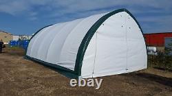 Abri en toile de bâche de 20x30x12 avec structure métallique, pour camping-car, stockage de bateaux, NEUF