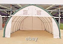 Abri en toile de tente de 20x30x12 avec structure métallique, pour camping-car, stockage de bateaux, NEUF