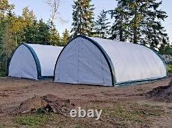 Abri en toile de tente de 20x30x12 avec structure métallique, pour camping-car, stockage de bateaux, NEUF