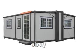 Bastone Extensible Prefab House Mobile Home Portable Container Office 16x 20ft