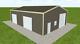 Bâtiment En Acier 35x50 Simpson Metal Building Kit Garage Atelier Barn Structure
