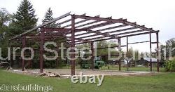 Bâtiment d'atelier de garage préfabriqué en métal DuroBEAM Steel 50x60x16 Structures DiRECT