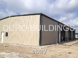 Bâtiment d'entrepôt commercial en acier DuroBEAM de 80x100x18 - Atelier de construction métallique DIY DiRECT