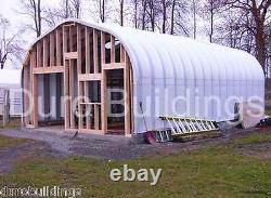 Bâtiment en acier DuroSPAN 25'x35'x13' DIY pour homme cave ou cabane de jardin avec extrémités ouvertes - DiRECT