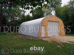 Bâtiment en acier DuroSPAN 25x39x14 Kit de garage maison atelier DIY avec extrémités ouvertes en acier.