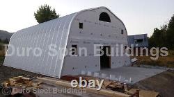 Bâtiment en acier DuroSPAN 25x39x14 Kit de garage maison atelier DIY avec extrémités ouvertes en acier.