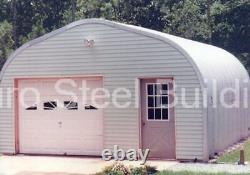 Bâtiment en acier DuroSPAN 30x36x15 pour garage à domicile, atelier avec extrémités ouvertes en kit DIY