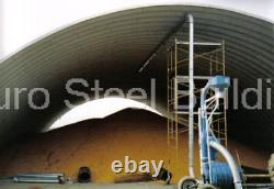 Bâtiment en acier DuroSPAN de 40x60x14 pour l'entretien routier de sel de déneigement - Usine de hangar de sel en DIRECT.