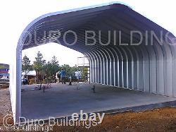 Bâtiment en arche métallique DuroSPAN Steel 20x30x16 à parois droites à extrémités ouvertes en DIY