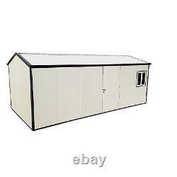 Bâtiment isolé en forme de pignon de 19x10 polyvalent, petite maison, studio ou bureau de jardin