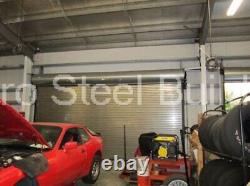 Bâtiment métallique DuroBEAM Steel 50x125x16 pour atelier de carrosserie-peinture et réparation de véhicules en DIY