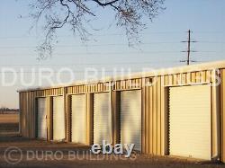 Bâtiments préfabriqués en acier DUROSteel pour mini-structures de stockage personnelles, dimensions 30 pi x 80 pi x 8,5 pi, DIRECT