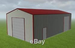 Construction En Acier 25x45x14 Kit Simpson Métal Garage Atelier Structure Préfabriquée